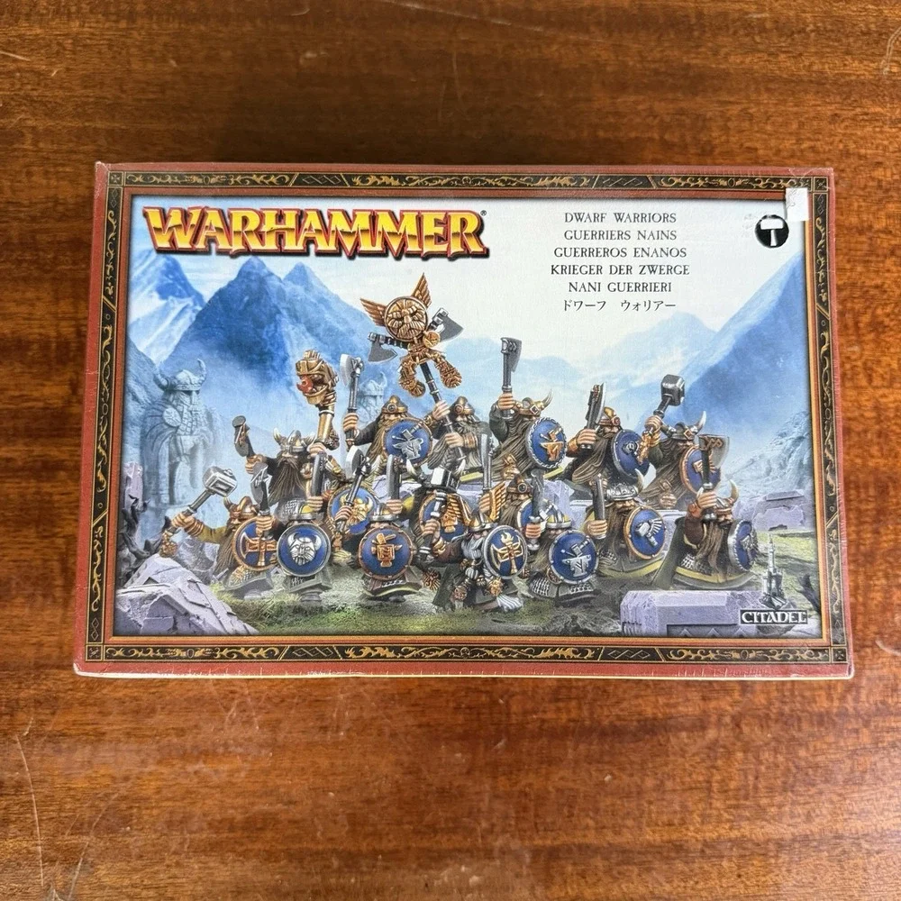 Warhammer 16 Dwarf Warriors Longbeards Regiment Retired Fantasy Old World NEW